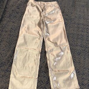 Abercrombie Kids Silver High Rise Pants